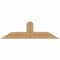 Ekena Millwork Portland Smooth Timber Gable Bracket, Western Red Cedar, 48"W x 14"H x 3 1/2"D x 5 1/2"F, 7/12 Pitch GBW048X14X0406POR00SWR - alternate 1